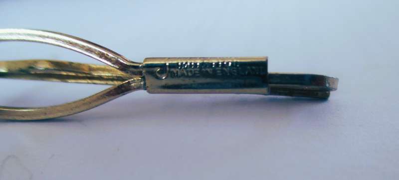 Vintage Stratton Imitation Tie Clip GOLF CLUB Silver Tone 70mm