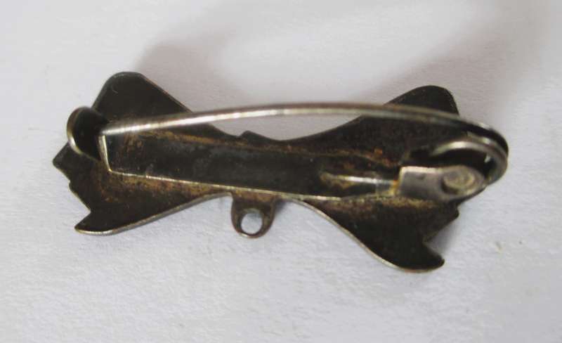 Vintage Silver Bow Brooch.