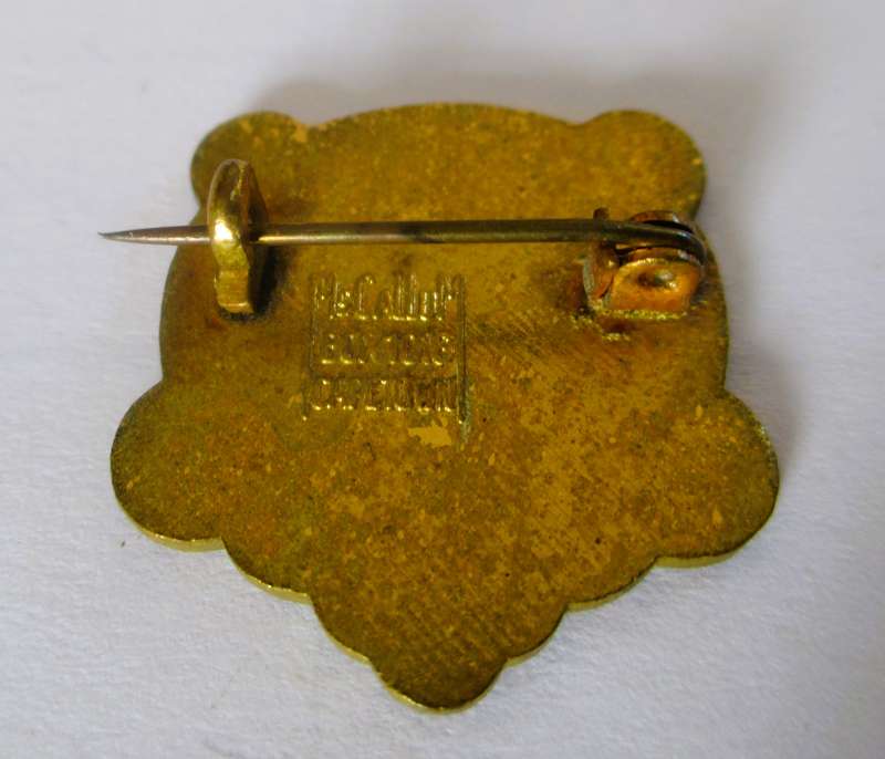 Vintage Enameled badge, as per photo.