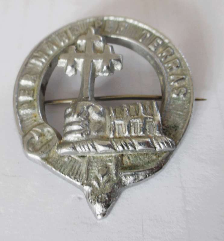 Scottish MacDonald clan family crest Badge/Brooch