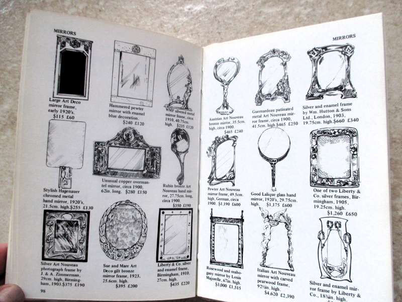 Art Nouveau Deco Book by Tony Curtis. 125p.