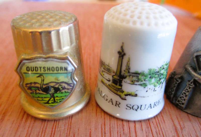 Lot of 4 Thimbles, as per photo.