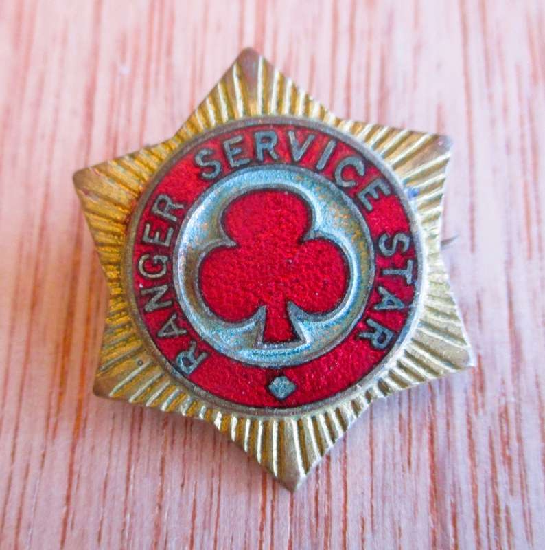 Vintage Ranger Service Star Badge