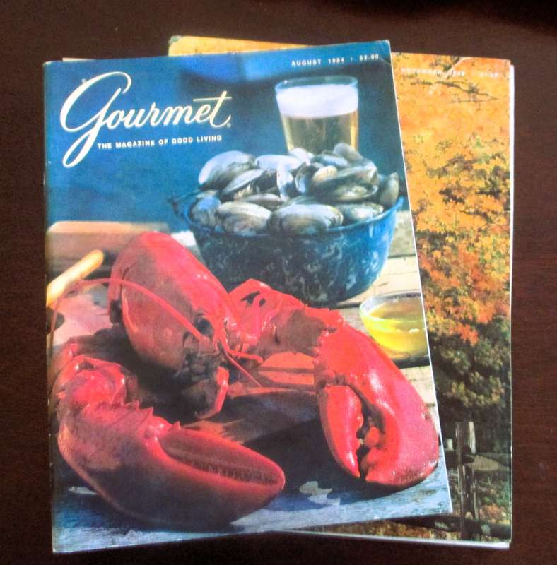 Vintage Gourmet Magazine,  Aug 1984, Nov 1980  As per photo.
