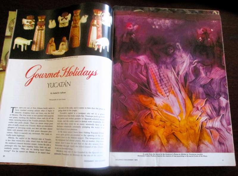 Vintage Gourmet Magazine,  Dec 1972, October 1980  As per photo.