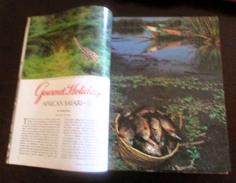 Vintage Gourmet Magazine, Nov 1972 and Aug 1973  As per photo.