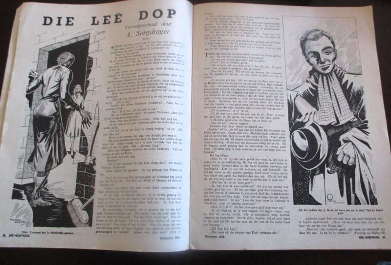 Vintage Kersfees Desember 1959 Die Huisvrou 90p As per photo.