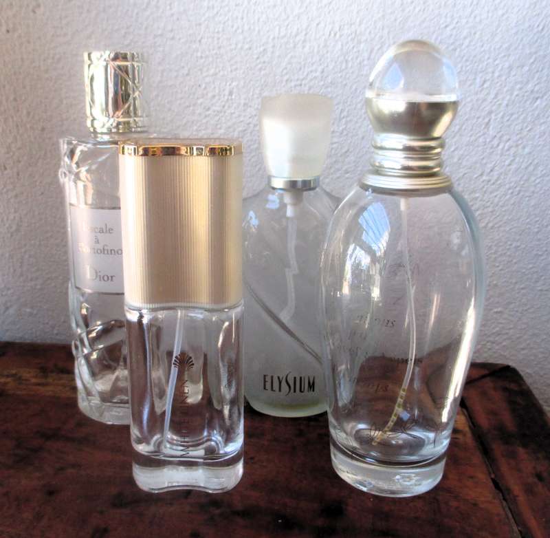 Lot of four Perfume Bottles