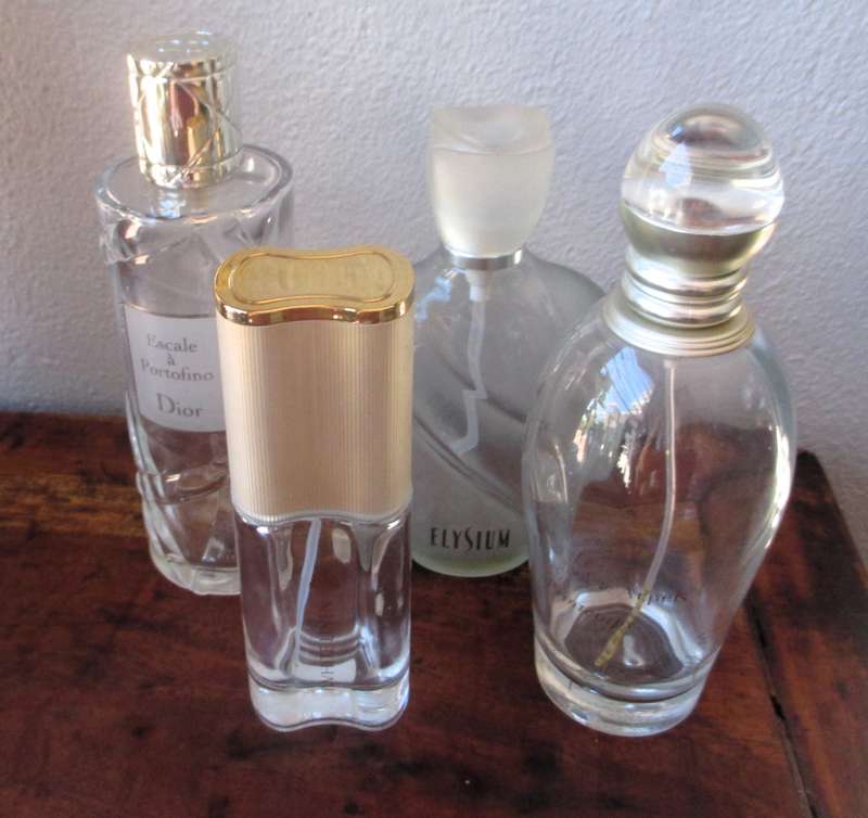 Lot of four Perfume Bottles