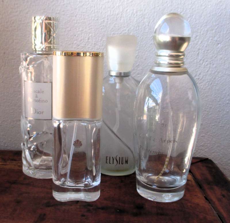 Lot of four Perfume Bottles