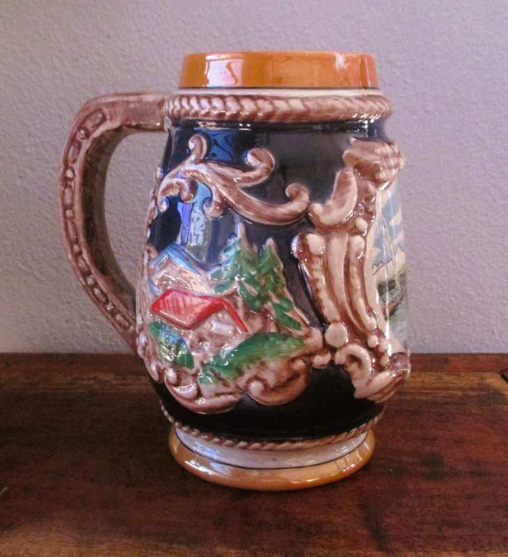 Vintage Ceramic German Tankard