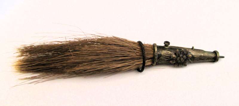 Vintage Gamsbart Hat Pin Horse Hair, Oktoberfest Hat German Bavarian Folk  140mm