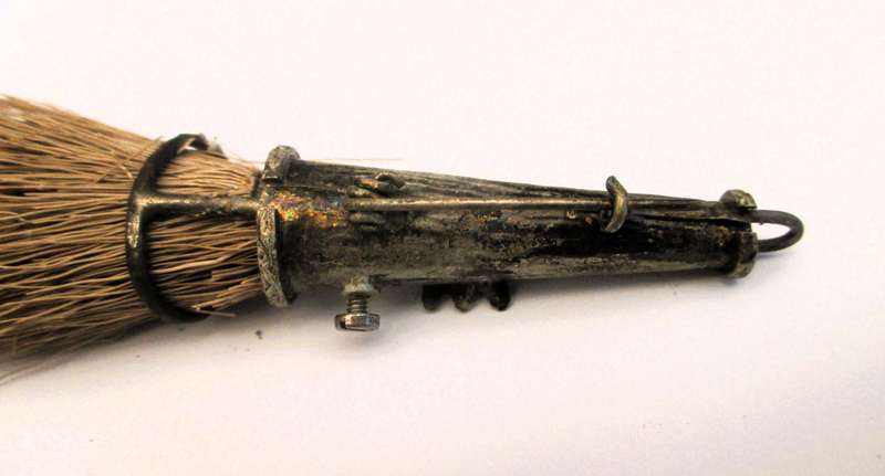 Vintage Gamsbart Hat Pin Horse Hair, Oktoberfest Hat German Bavarian Folk  140mm