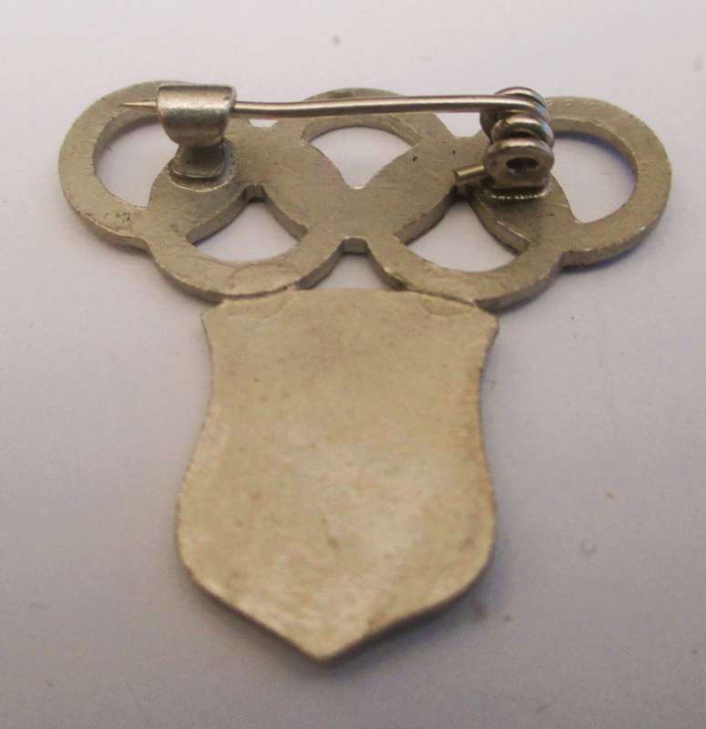 Vintage Garmisch Germany 1963 Winter Olympics Pin Badge
