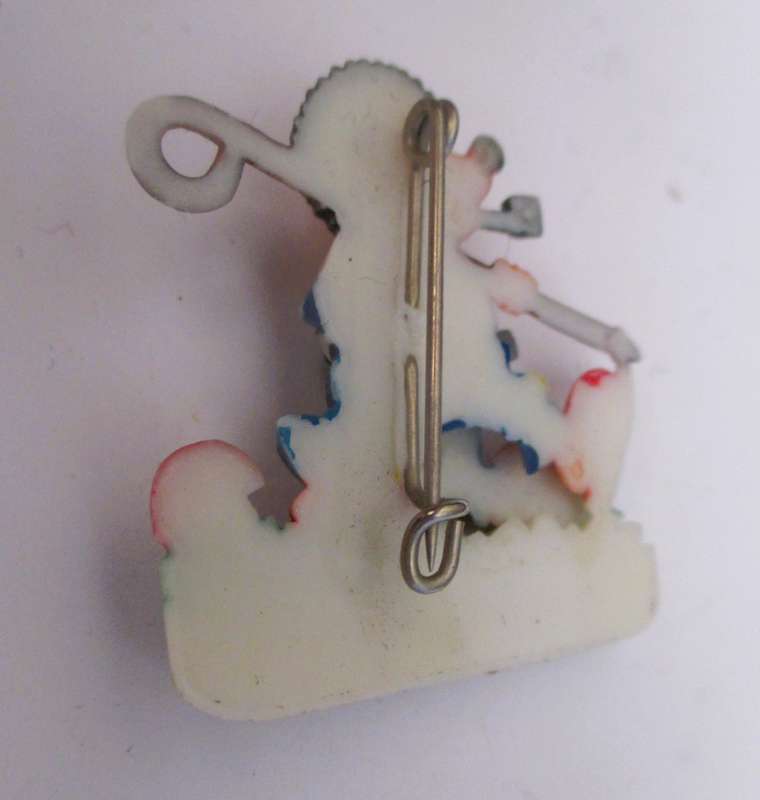 Vintage 1950's German Celluloid Souvenir Pin Collection