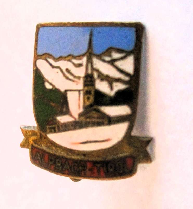 Vintage Ski Pin - Alpbach Austria Tirol Enamel Badge
