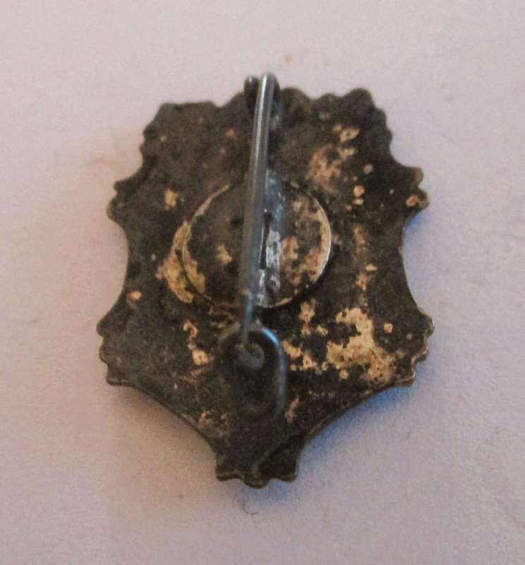Antique Enamel Pin Cologne Germany Ford Taunus Badge