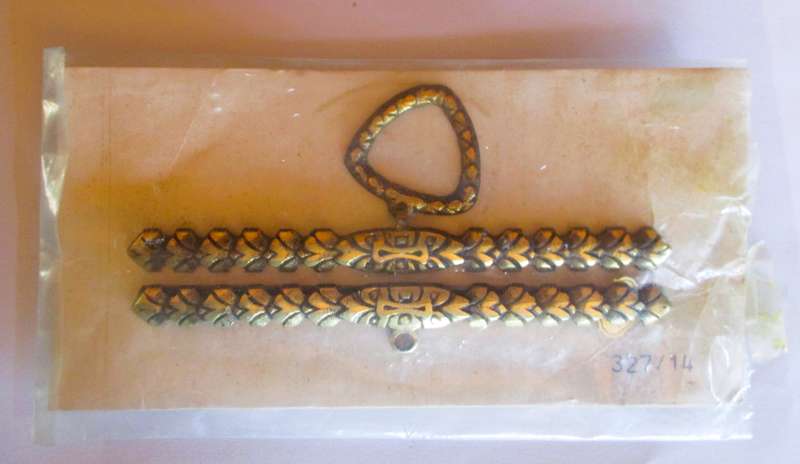 Vintage Bell Pull Brass Hanger , Needlework Hanger 14cm