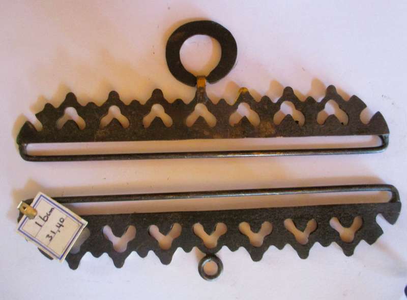 Vintage Bell Pull Brass Hanger , Needlework Hanger 16cm