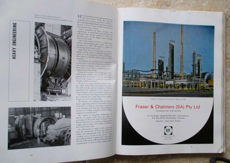 1967-68 Industrial Profile of South Africa, Frank de Freitas Hardcover, 144p