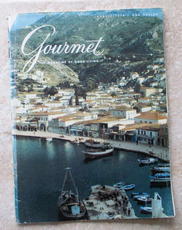 Vintage 1978 August, Gourmet Magazine of good Living. 92p