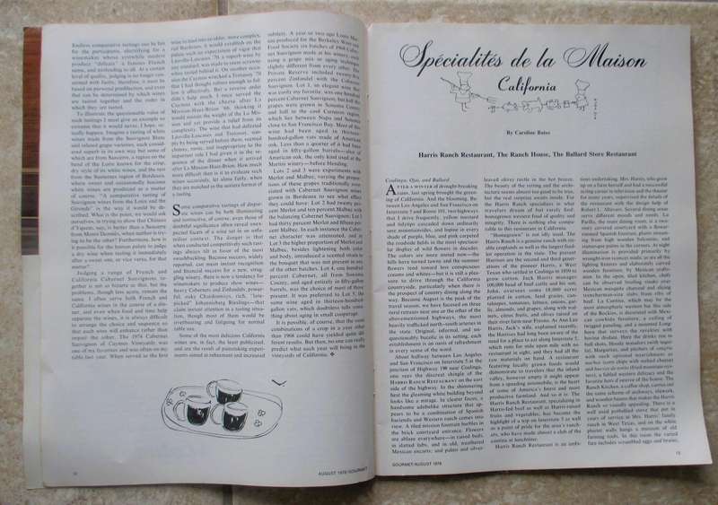 Vintage 1978 August, Gourmet Magazine of good Living. 92p