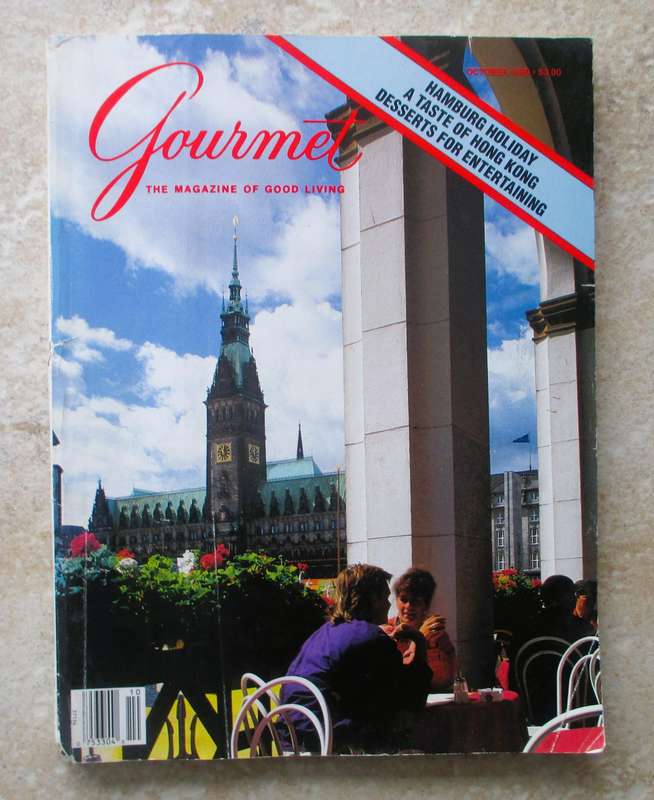 Vintage 1990 October, Gourmet Magazine of good Living. 296p