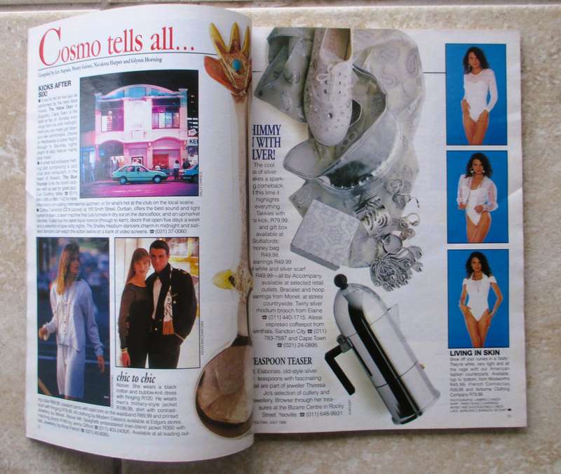Vintage 1989 July, Cosmopolitan Magazine.