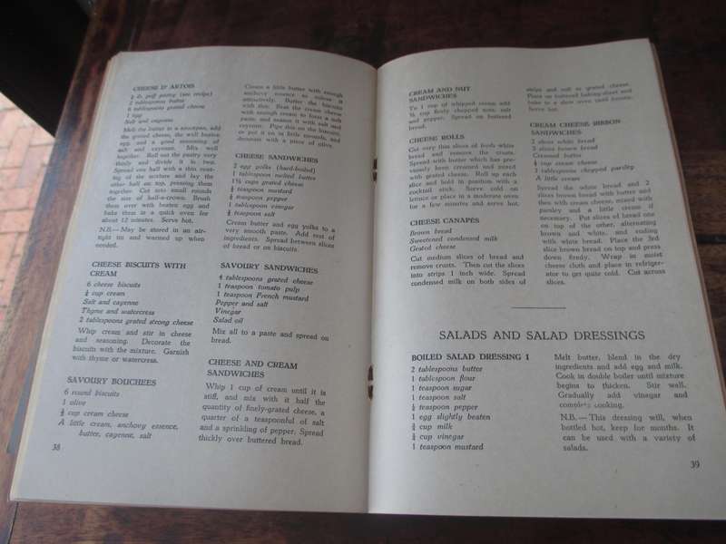 2 Vintage Cookbooks Cooking with Cape Wine and Milk, Cream, butter and Cheese. As per photo.