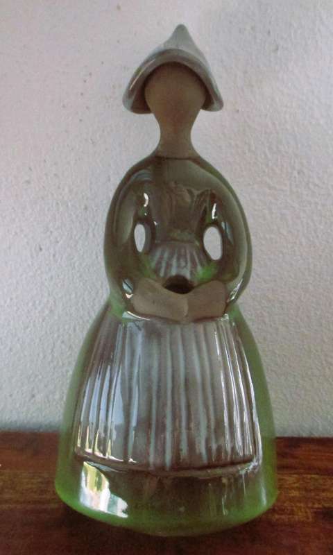 Vintage Jie Gantofta Ceramic Lady Figurine, bud vase | Made in Sweden 20cm high