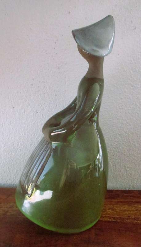 Vintage Jie Gantofta Ceramic Lady Figurine, bud vase | Made in Sweden 20cm high