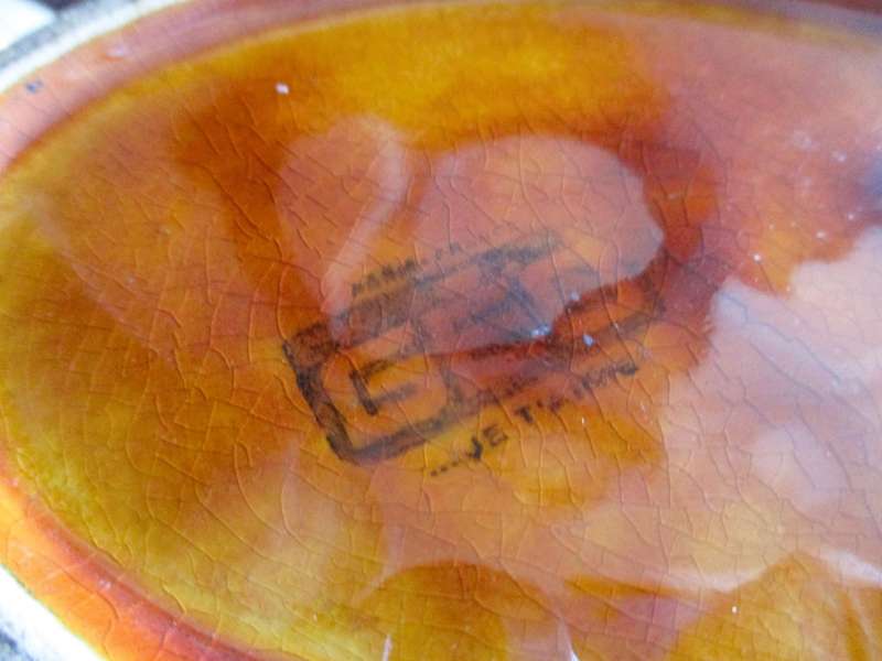 Vintage Ceramic Pig Terrine Dish, Pate Dish - Portugal Pottery  160x140mm