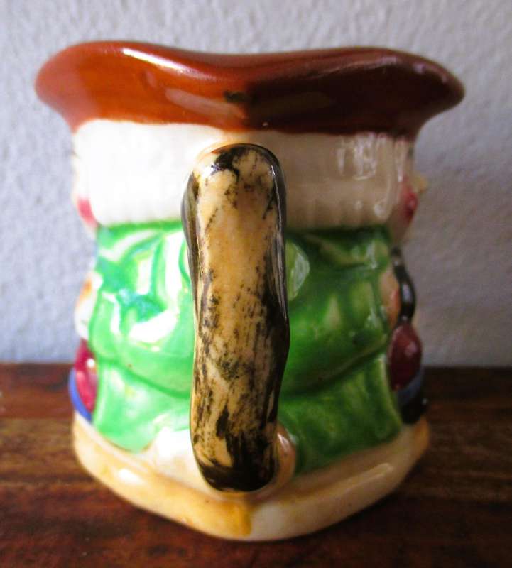 Occupied Japan Colonial Toby Spouted Creamer Mug Double 70mm high