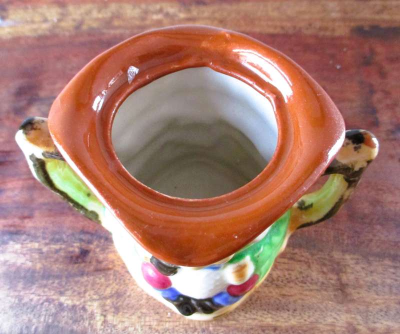 Occupied Japan Colonial Toby Spouted Creamer Mug Double 70mm high