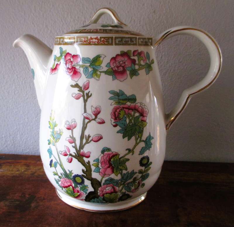 JOHN MADDOCK INDIAN TREE Vintage large 2 pint tea/coffee pot