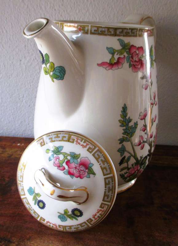 JOHN MADDOCK INDIAN TREE Vintage large 2 pint tea/coffee pot