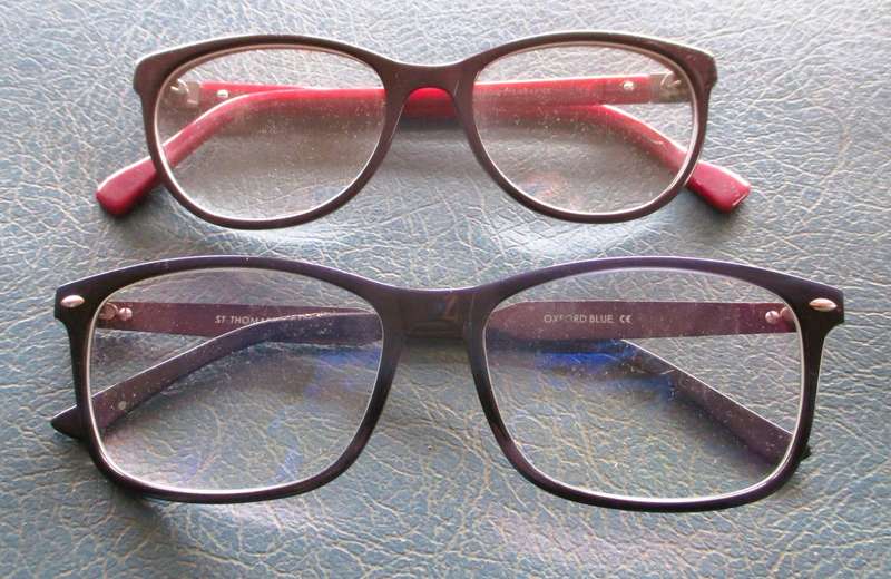 Lot of 2 prescription glasses. Frames for re-use.
