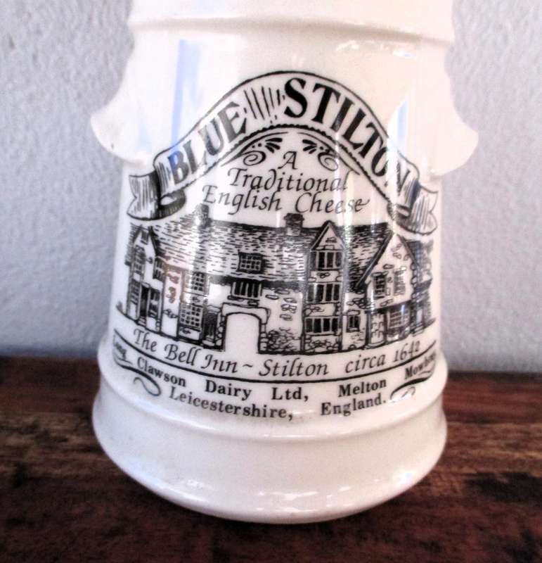 Vintage Stilton Cheese Jar Made by London Pottery for Long Clawson Dairy Ltd  150mm higj