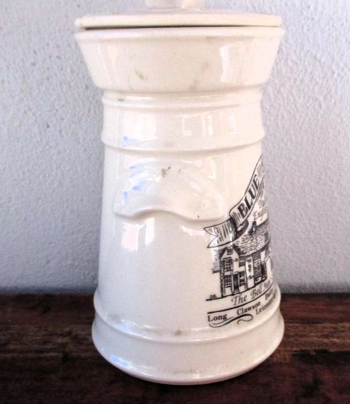 Vintage Stilton Cheese Jar Made by London Pottery for Long Clawson Dairy Ltd  150mm higj