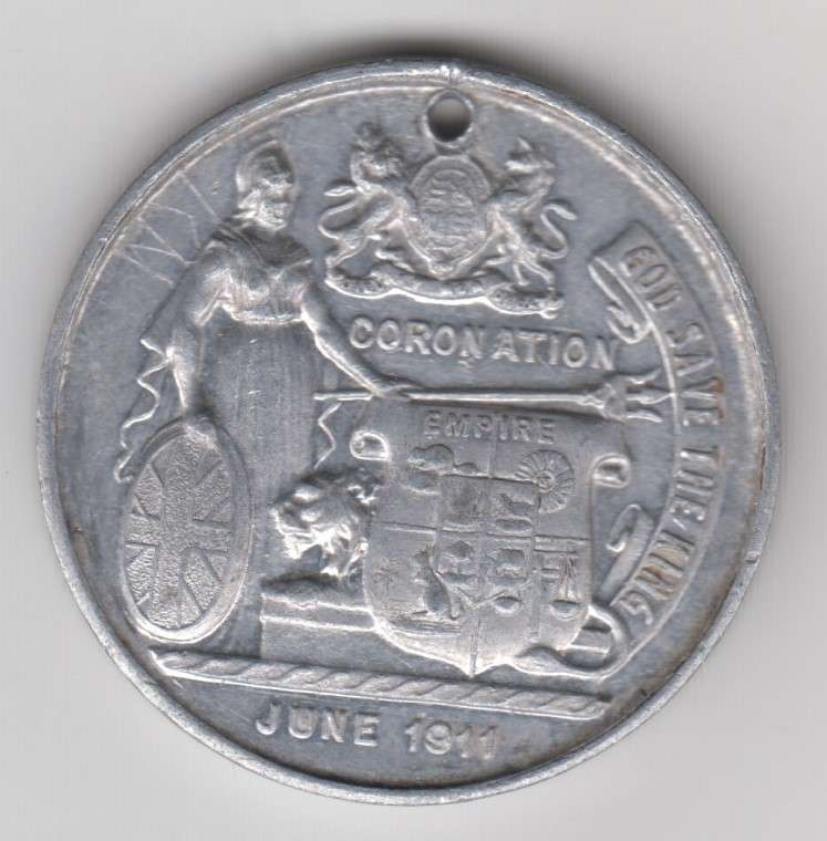 George V & Mary - 1911 Coronation Medal Tin. Good Condition.