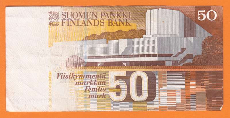 50 Markkaa FINLAND 1986 Bank Note