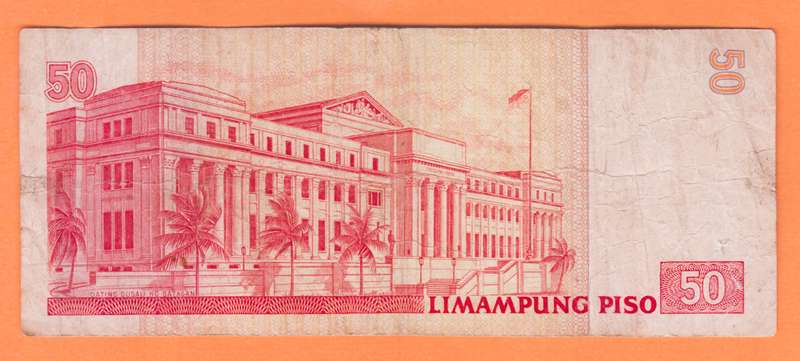 50 Pesos PHILIPPINES 1987 Bank Note