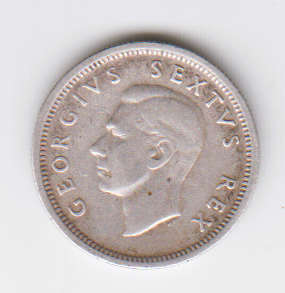 South Africa 6 Pence 1950 George VI