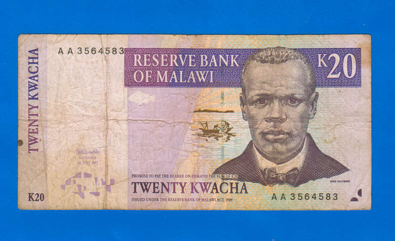 MALAWI 20 Kwacha Banknote