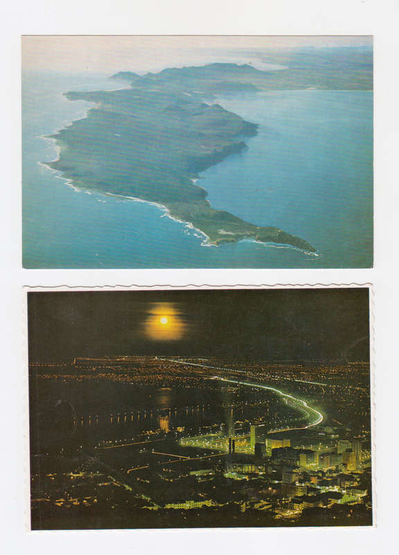Lot of Two Vintage Photo Postcards,  Cape Town.