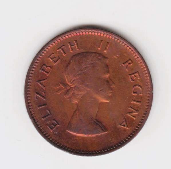 1956 South African Union Bronze Half Penny