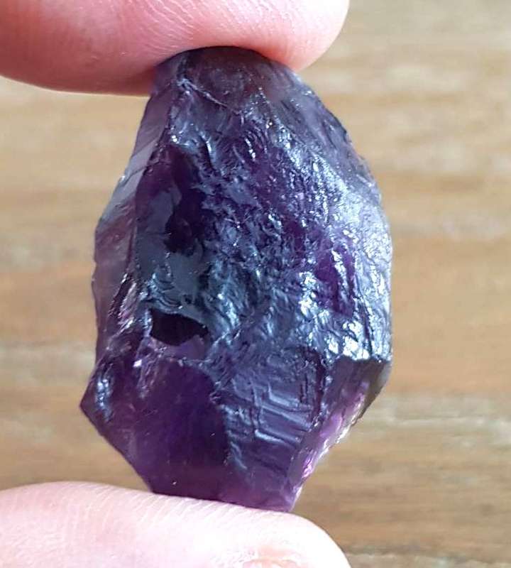 61.65Ct.  Amethyst Lavender Rough Natural  Spectacular Brazil