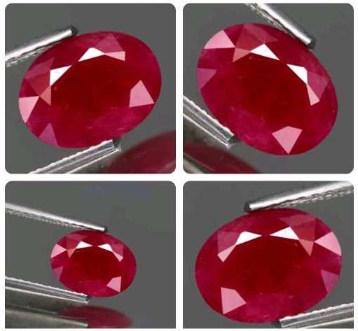 1.24Ct.  Ruby Top Red Oval Winza,Tanzania Ravishing Colour Normal Heated Natural