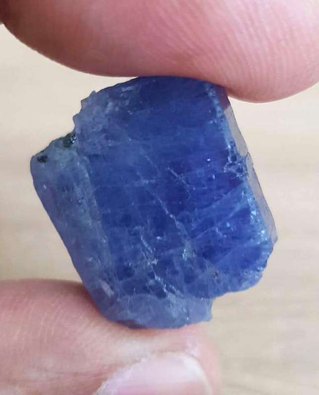 TANZANITE 53.24Cts. NATURAL VIOLET BLUE  ROUGH
