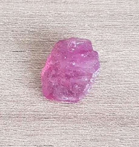 11.69Ct.  Ruby Rough Top Purplish Red Natural